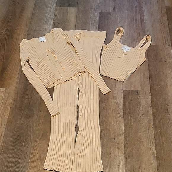 Pink Rose Sweaters - Pink Rose 3 piece matching outfit.